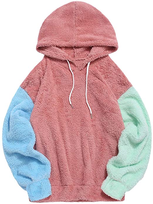Unisex Pullover lightweight athletic Cozy Sherpa Lined Hoodie